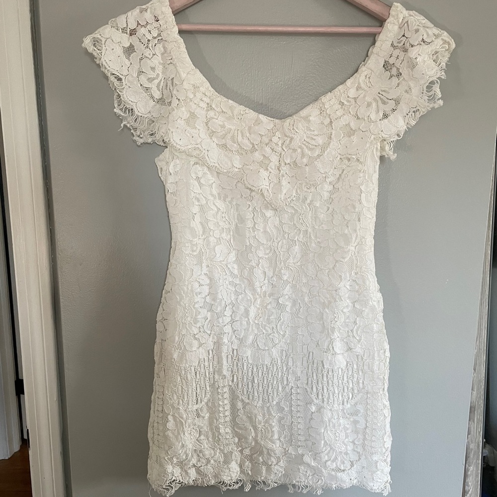 White Lace Dress